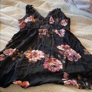 Beautiful black dress, need to iron lol